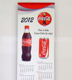 Brinde: Calendário Promocional Personalizado 35cm x 120cm